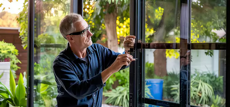 Replacing Sliding Door Lock Cookeville